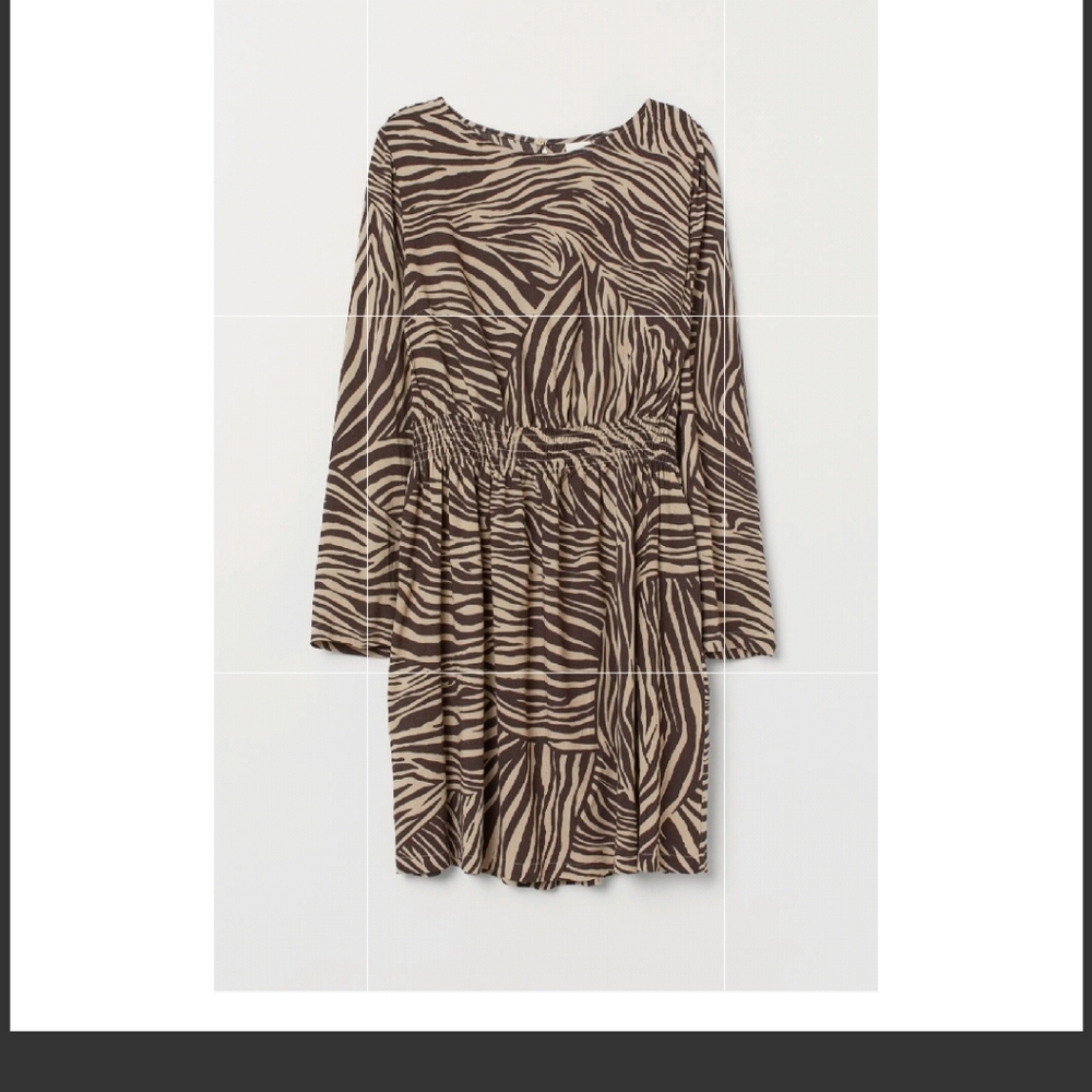❤H&M Zebra Print Dress